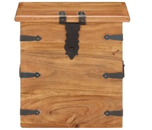 Lāde, 40X40X40 Cm, Akācijas Masīvkoks Vidaxl