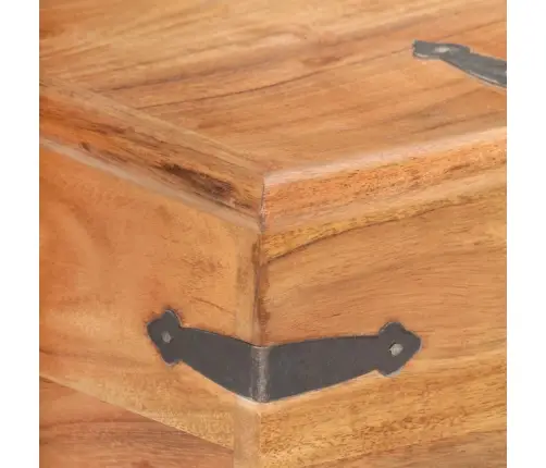 Lāde, 40X40X40 Cm, Akācijas Masīvkoks Vidaxl