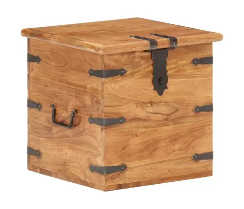 Lāde, 40X40X40 Cm, Akācijas Masīvkoks Vidaxl