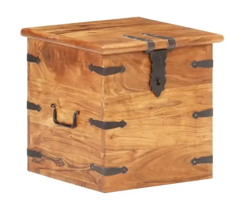 Lāde, 40X40X40 Cm, Akācijas Masīvkoks Vidaxl