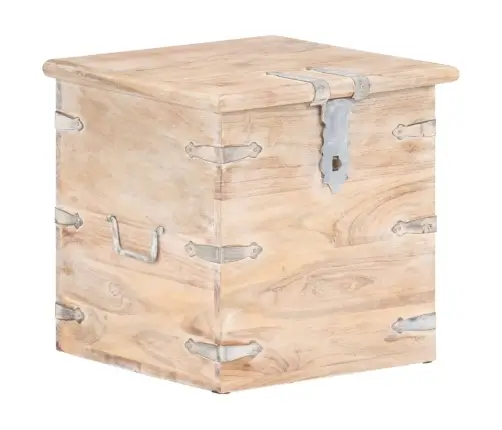 Lāde, 40X40X40 Cm, Akācijas Masīvkoks Vidaxl