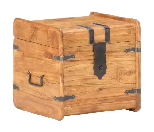 Skrynia, 40X40X40cm Akacijos Medienos Masyvas