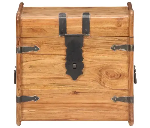 Skrynia, 40X40X40cm Akacijos Medienos Masyvas