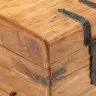 Skrynia, 40X40X40cm Akacijos Medienos Masyvas