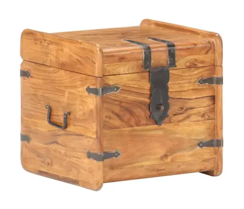 Skrynia, 40X40X40cm Akacijos Medienos Masyvas