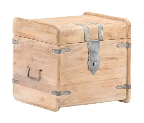 Lāde, 40X40X40 Cm, Akācijas Masīvkoks Vidaxl