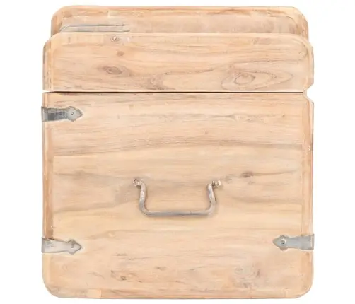 Lāde, 40X40X40 Cm, Akācijas Masīvkoks Vidaxl