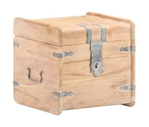 Lāde, 40X40X40 Cm, Akācijas Masīvkoks Vidaxl