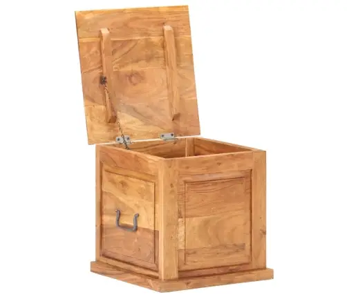 Lāde, 40X40X40 Cm, Akācijas Masīvkoks Vidaxl