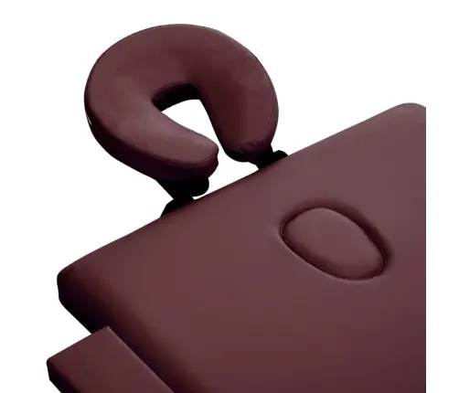 Sulankstomas Masažo Stalas, Vyno Violetinis, Mediena, 2 Zonų