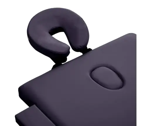 Sulankstomas Masažo Stalas, Violetinis, Aliuminis, 3 Zonų