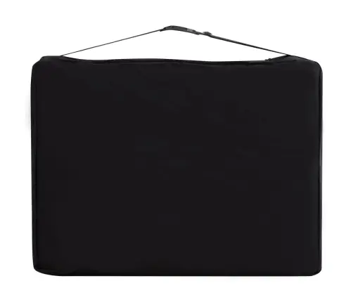 Saliekams Masāžas Galds, 2 Daļas, Alumīnijs, Melns Ar Baltu Vidaxl