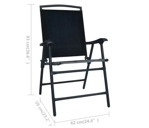 3-Osaline Bistrookomplekt, Must, Teras