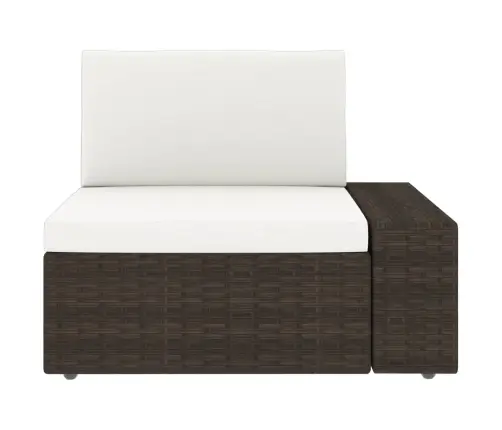 8-Osaline Aiamööbli Komplekt, Polürotang, Pruun