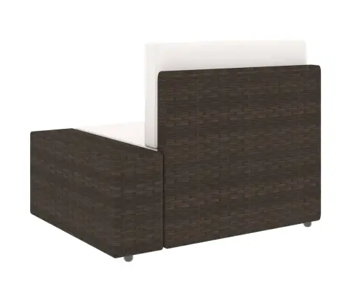 Sodo Poilsio Baldų Komplektas, 9 Dalių, Rudas, Poliratanas