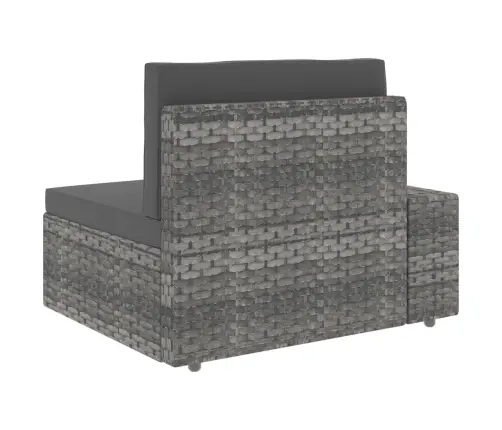 10-Osaline Aiamööblikomplekt, Polürotang, Hall