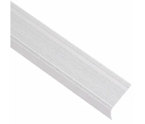 Profiliai Laiptams, 15Vnt., Sidabro, 100cm Aliuminis, L Formos