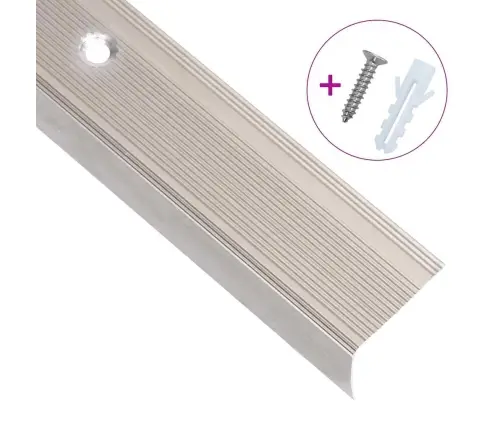 Kāpņu Profili, 5 Gab., L Forma, 100 Cm, Alumīnijs Vidaxl