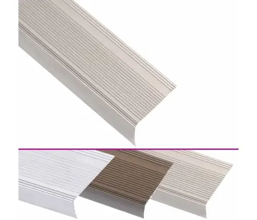 Kāpņu Profili, 15 Gab., L Forma, 100 Cm, Alumīnijs Vidaxl