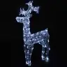 Ziemassvētku Dekorācija, Ziemeļbriedis, 90 Led, 60X16X100 Cm Vidaxl