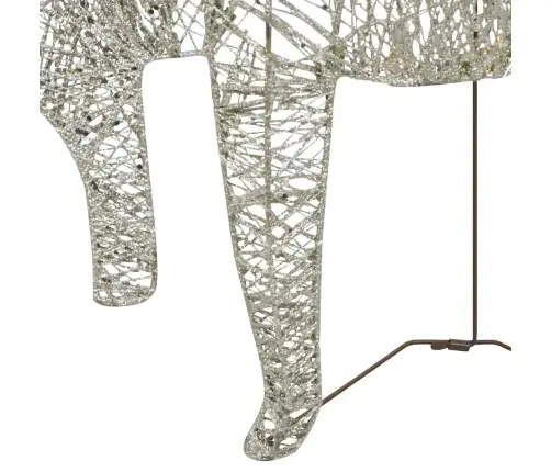 Põhjapõder Saaniga, Jõulukaunistus, 60 Ledi, Õue, Kuldne