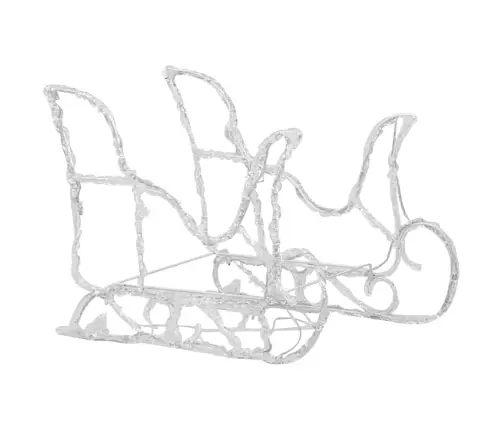 Ziemassvētku Dekorācija, Ziemeļbrieži Un Kamanas, 280X28X55 Cm Vidaxl