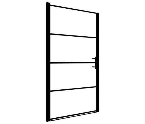 Dušas Durvis, Rūdīts Stikls, 100X178 Cm, Melnas Vidaxl