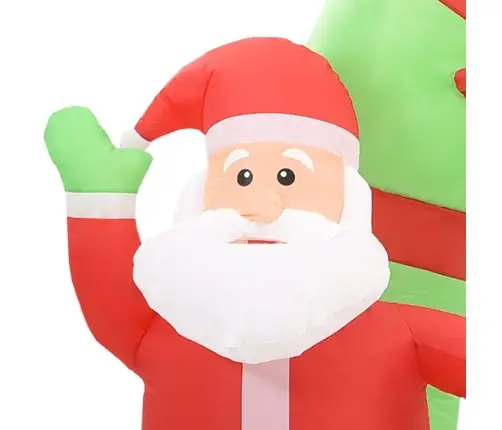 Piepūšama Ziemassvētku Dekorācija, Salavecis Un Sniegavīrs Vidaxl