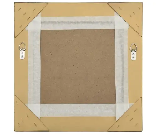 Baroka Stila Sienas Spogulis, 40X40 Cm, Zelta Krāsā Vidaxl