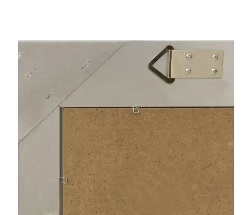 Sieninis Veidrodis, Sidabrinis, 50X50cm Barokinis Stilius