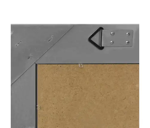 Baroka Stila Sienas Spogulis, 50X50 Cm, Melns Vidaxl