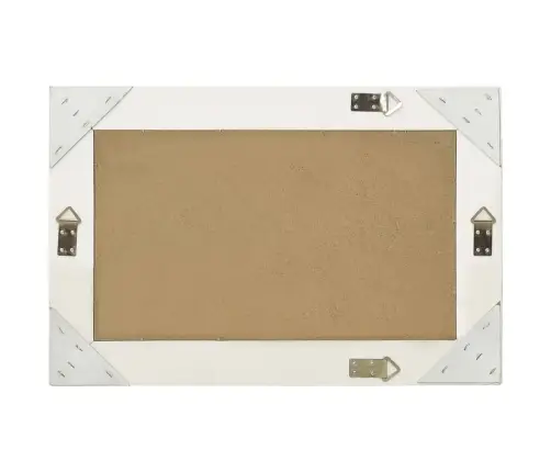 Baroka Stila Sienas Spogulis, 60X40 Cm, Balts Vidaxl