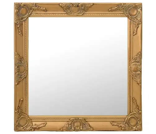 Barokkstiilis Seinapeegel 60 X 60 cm Kuldne