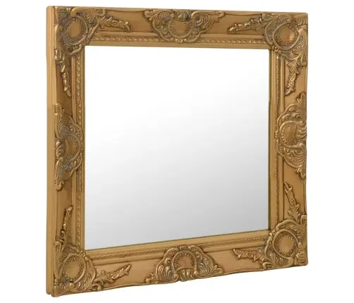 Barokkstiilis Seinapeegel 60 X 60 cm Kuldne