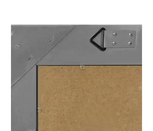 Baroka Stila Sienas Spogulis, 60X60 Cm, Melns Vidaxl