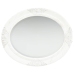 Baroka Stila Sienas Spogulis, 50X60 Cm, Balts Vidaxl