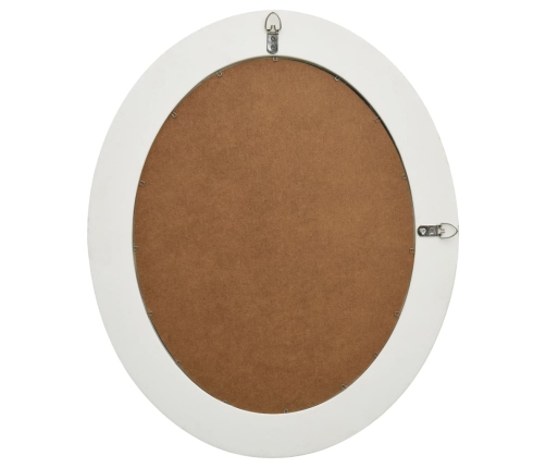 Baroka Stila Sienas Spogulis, 50X60 Cm, Balts Vidaxl