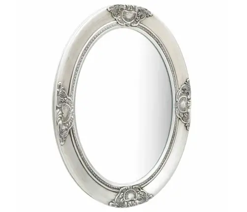 Sieninis Veidrodis, Sidabrinis, 50X70cm Barokinio Stiliaus
