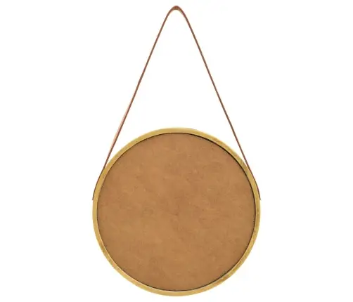 Seinapeegel Rihmaga 40 cm Kuldne