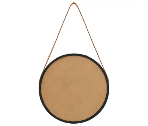 Seinapeegel Rihmaga 40 cm Must