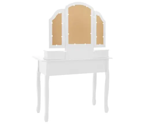 Kosmetinio Staliuko Rinkinys, Baltas, 100X40X146cm Paulovnija