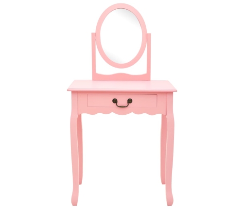 Kosmetinis Staliukas, Rožinis, 65X36X128cm Paulovnija Ir Mdf