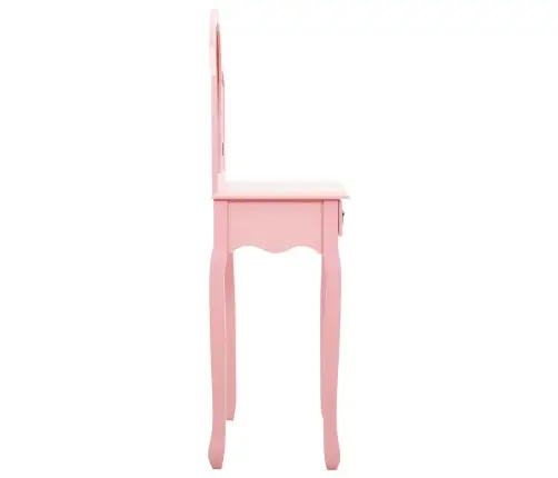 Kosmetinis Staliukas, Rožinis, 65X36X128cm Paulovnija Ir Mdf