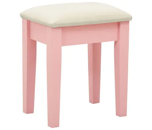Kosmetinis Staliukas, Rožinis, 65X36X128cm Paulovnija Ir Mdf