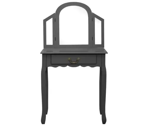 Kosmetinis Staliukas, Pilkas, 65X36X128cm Paulovnija Ir Mdf