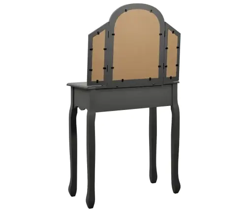 Kosmetinis Staliukas, Pilkas, 65X36X128cm Paulovnija Ir Mdf