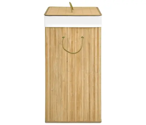 Bambusest Pesukorv 2 Sektsiooniga, 100 L