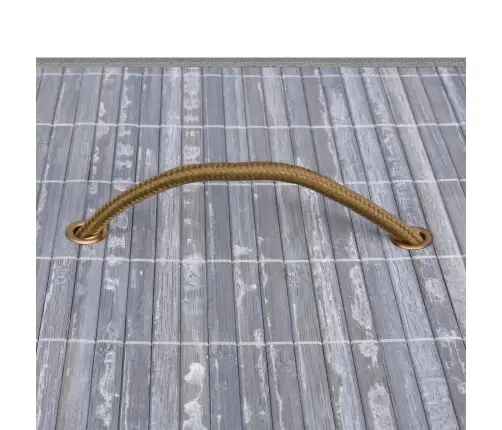 Veļas Grozs Ar 2 Nodalījumiem, Bambuss, Pelēks, 72 L Vidaxl