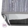 Veļas Grozs Ar 2 Nodalījumiem, Bambuss, Pelēks, 72 L Vidaxl