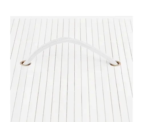 Bambusest Pesukorv 1 Sektsiooniga, Valge